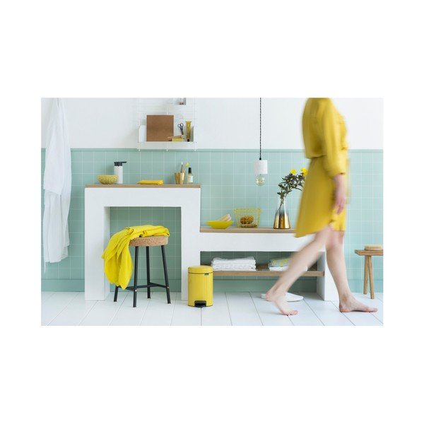Žuta kanta za otpatke s pedalom Brabantia Newicon, 5 l-image-2