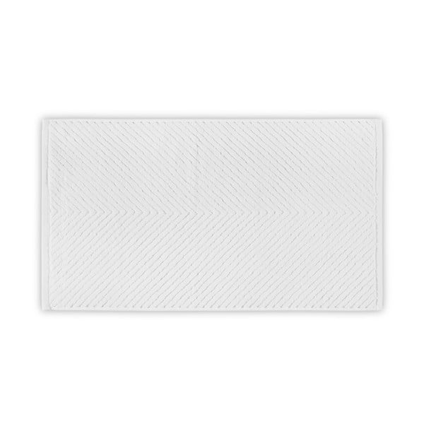 Bijeli pamučni ručnik 142x76 cm Chevron - Foutastic