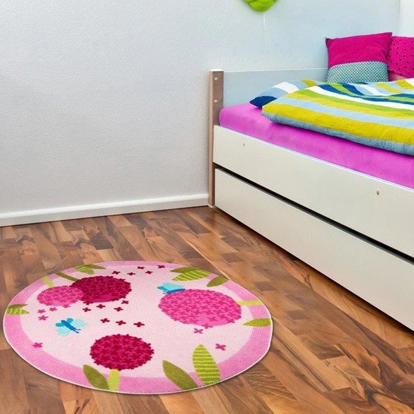 Dječji ružičasti tepih Polen Pink, ⌀ 133 cm-image-2