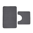 Tamno sive kupaonske prostirke u setu 2 kom za WC 50x80 cm Anti-Bacterial – Catherine Lansfield