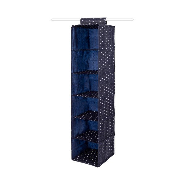 Tamnoplavi viseći organizator sa 6 pretinaca Compactor Kasuri Range, širine 30 cm-image-2