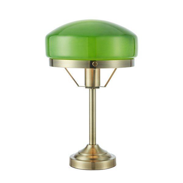 Zelena/mjedena stolna lampa (visina 39 cm) Aurelia – Markslöjd