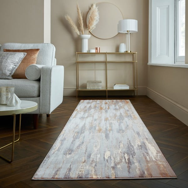 Bež staza 80x300 cm Gleam – Flair Rugs-image-1