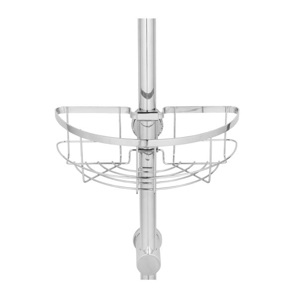 Samodržeća kupaonska polica od nehrđajućeg čelika u srebrnoj boji Floresta - Wenko-image-3