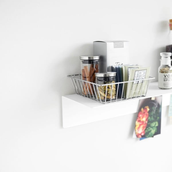 Bijela metalna polica 50 cm – YAMAZAKI-image-3