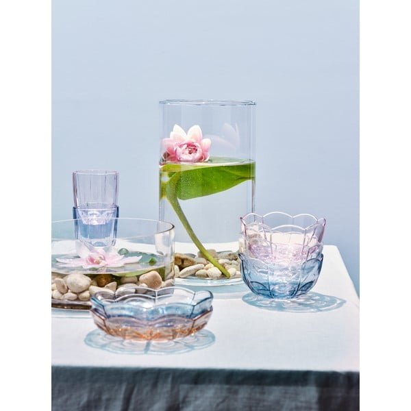 Svijetloružičaste staklene zdjelice u setu od 2 kom ø 13 cm Lily - Holmegaard-image-2