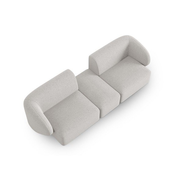Svijetlo siva sofa od šenila 246 cm Paolo – Milo Casa-image-1