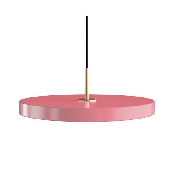 Ružičasta LED viseća svjetiljka s metalnim sjenilom ø 43 cm Asteria Medium – UMAGE