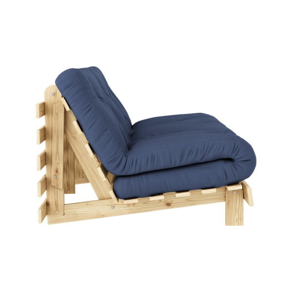 Plavi kauč na razvlačenje 160 cm Roots - Karup Design-image-4