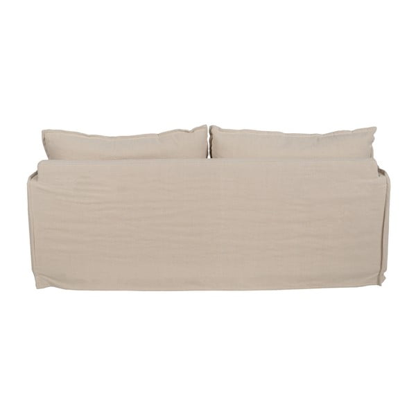 Krem lanena sofa 200 cm – Ixia-image-3