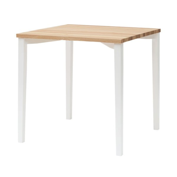 Bijeli stol za blagovanje Ragaba TRIVENTI, 80 x 80 cm