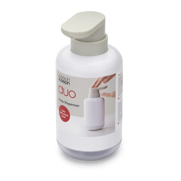 Bijeli plastičan dozator sapuna 300 ml Duo – Joseph Joseph-image-2