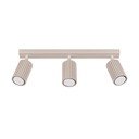 Smeđe-sivi metalni reflektor 6,5x45 cm Gleam – Sollux