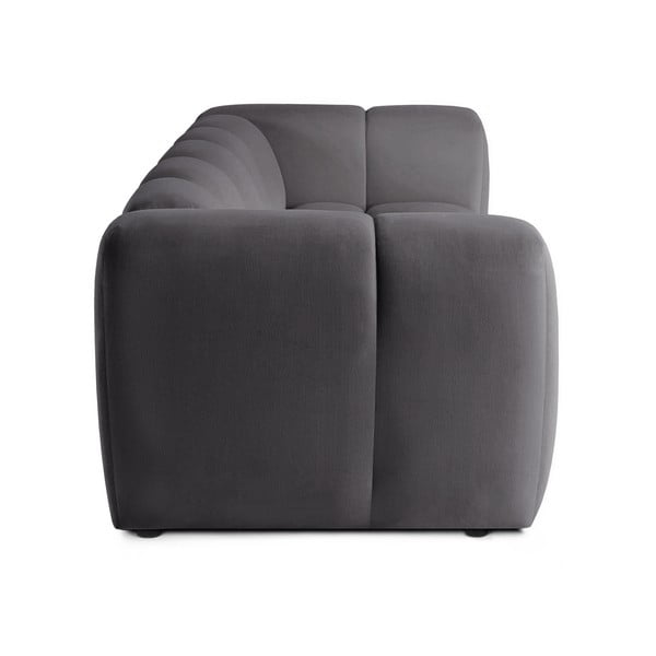 Siva baršunasta sofa 225 cm Cube – Bonami Selection-image-3