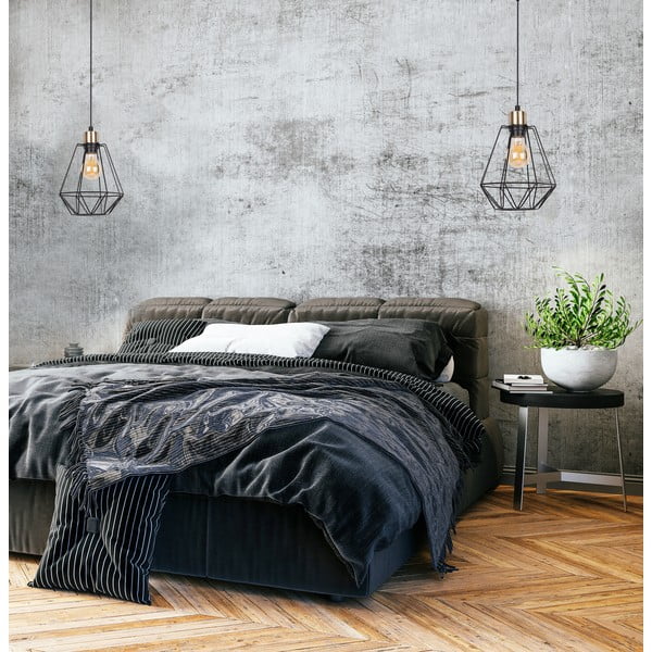 Crna metalna viseća lampa ø 19 cm Primo - Candellux Lighting-image-1