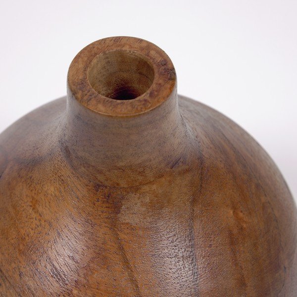 Prirodna vaza od bagremovog drveta Kave Home Tyara, visina 15,5 cm-image-2