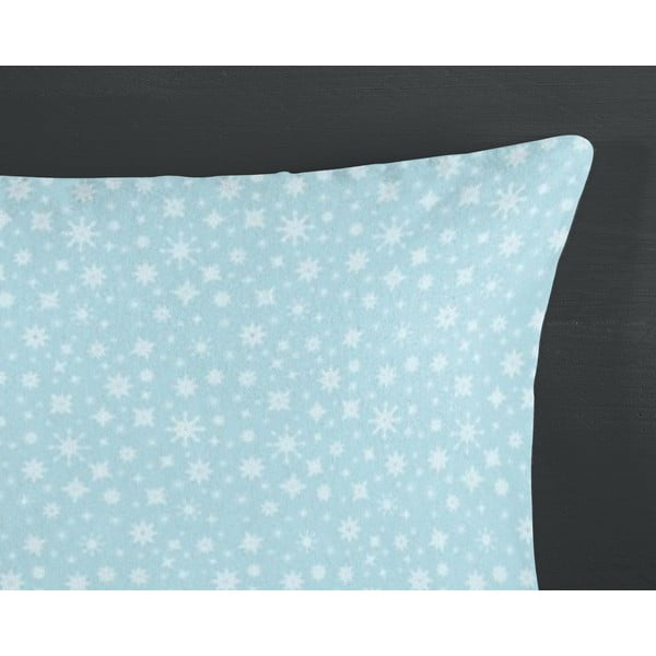 Plava flanelska posteljina za krevet za jednu osobu 140x200 cm Seppo – HIP-image-3