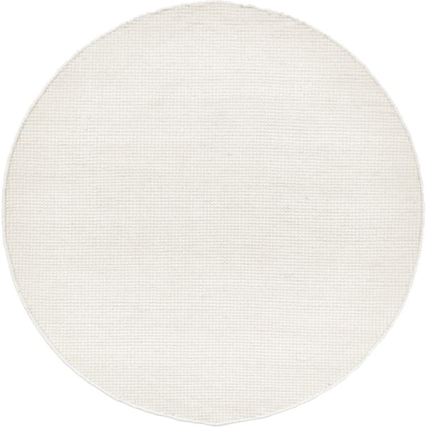 Svijetlobež ručno tkani vuneni tepih Westwing Collection Amaro, ø 140 cm