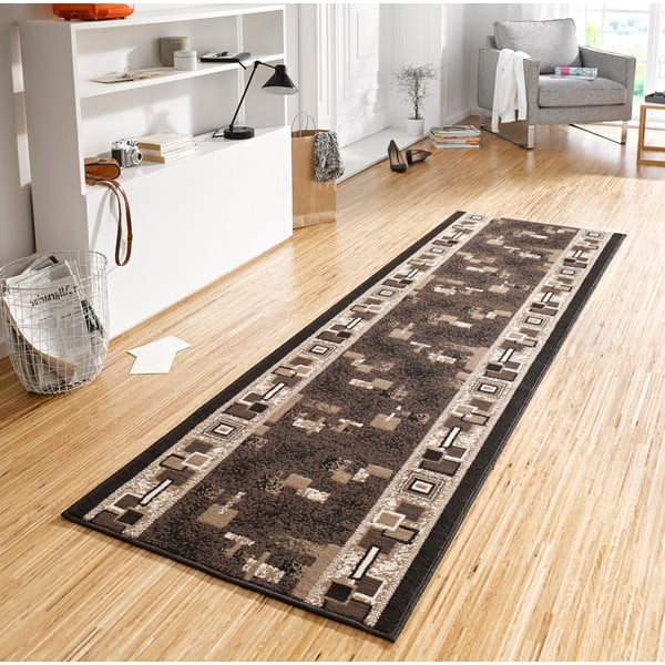 Smeđi tepih staza 80x200 cm Cube – Hanse Home-image-1