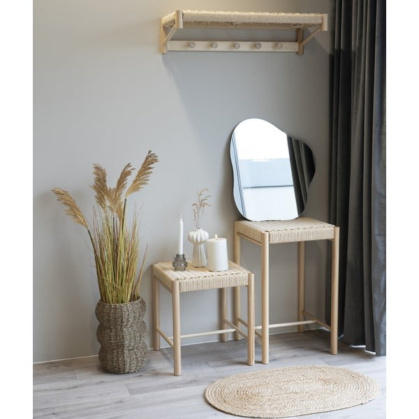 Stolac od masivne topole u prirodnoj boji Abano – House Nordic-image-1