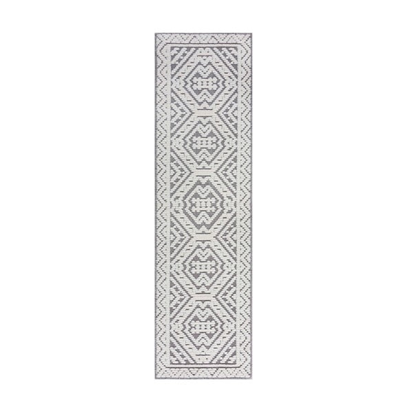 Siva perivia staza od šenila 60x240 cm Jaipur – Flair Rugs
