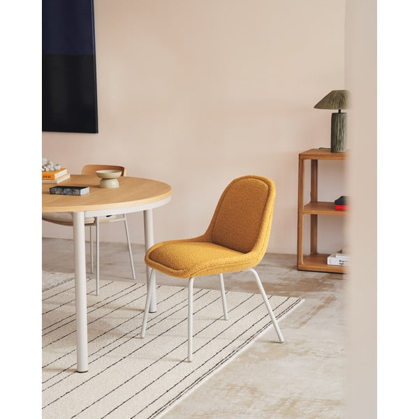 Senf žute blagovaonske stolice u setu 4 kom Aimin – Kave Home-image-1