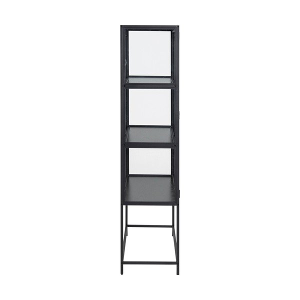 Crna vitrina Actona Seaford, 77 x 150 cm-image-4