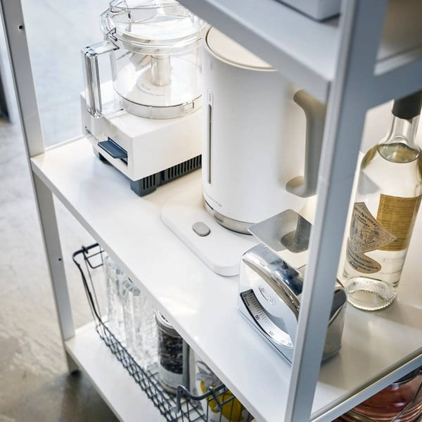 Mat bijeli željezni regal 60x170x46,5 cm Tower – YAMAZAKI-image-2