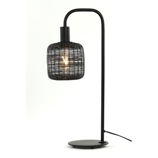Crna stolna lampa (visina 58 cm) Lekang - Light & Living-image-1