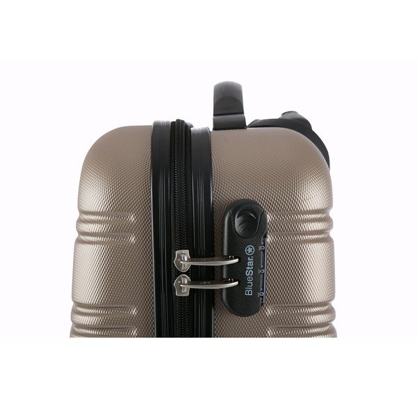 Bež ručni kofer s kotačima Bluestar Bilbao, 35 l-image-3