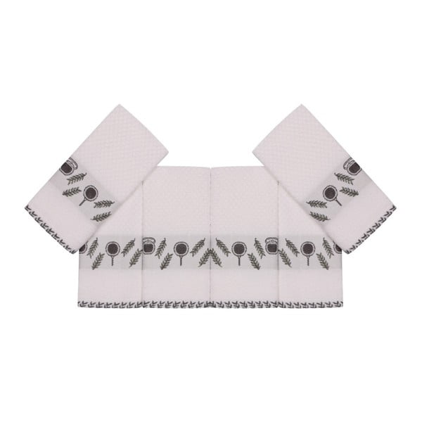 Set od 6 bež pamučnih ručnika Beyaz Kanaro, 30 x 50 cm