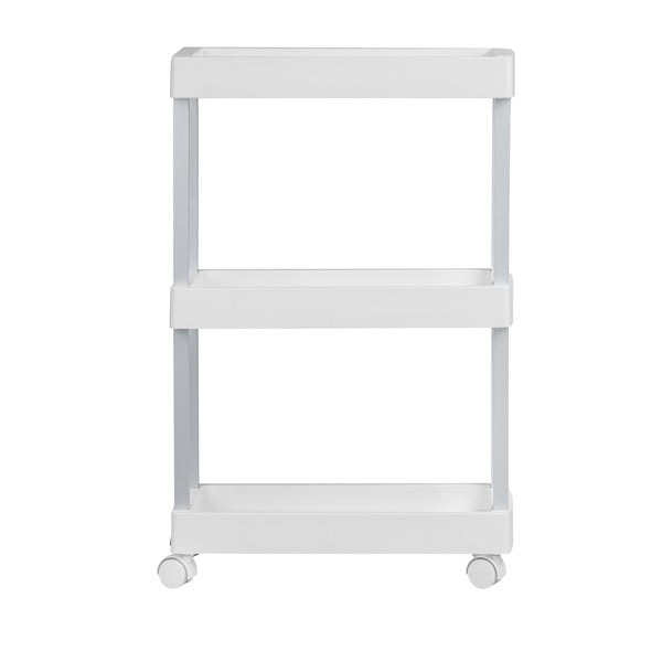 Bijela plastična mobilna polica 45x80 cm Mino - Wenko-image-3