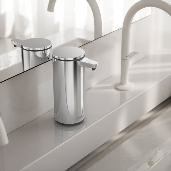 Željezan automatski dozator sapuna u sjajno srebrnoj boji 266 ml – simplehuman-image-1