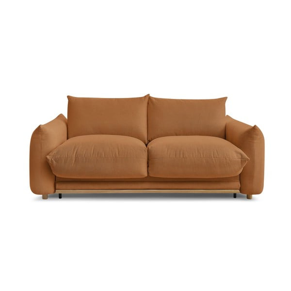 Narančasta sklopiva sofa 214 cm Ernest – Bobochic Paris