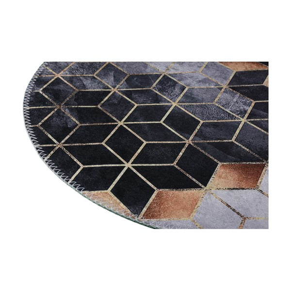 Crno-bijeli perivi tepih 120x180 cm – Vitaus-image-2