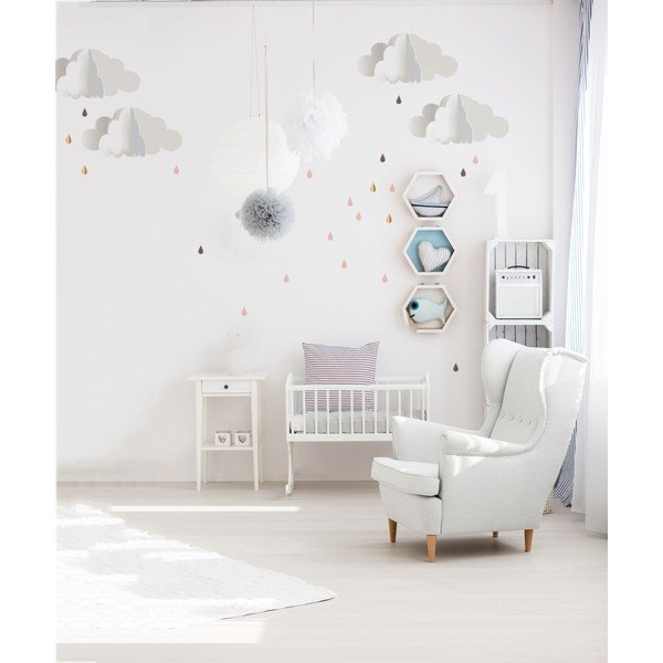 Set od 7 zidnih naljepnica Dekornik 3 Clouds-image-1