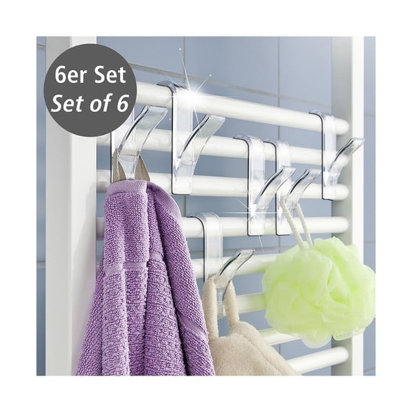 Set od 6 kukica za radijator Wenko Hook-image-1