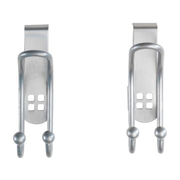Set s 2 viseće kukice za vrata u srebrnoj boji Wenko Door Hook-image-2