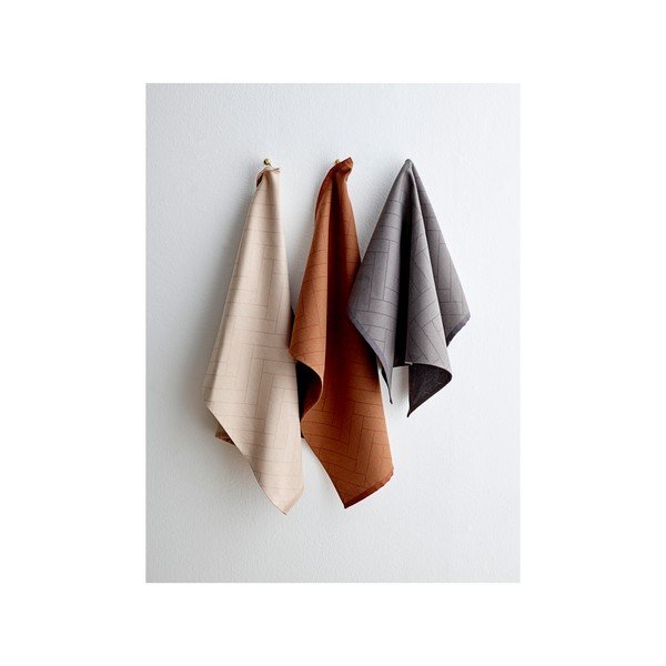 Set od 3 pamučna ručnika Södahl Tiles-image-2