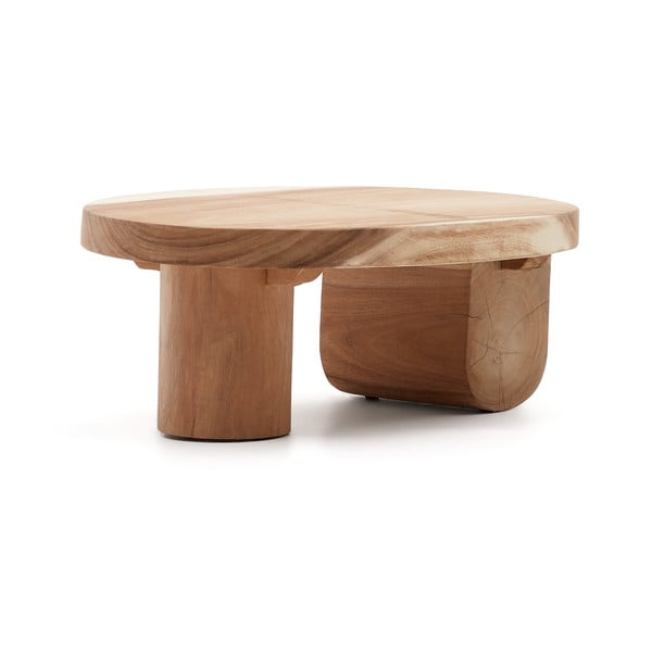 Stolić za kavu od masivnog drva munggura u prirodnoj boji 60x90 cm Mosi – Kave Home-image-2