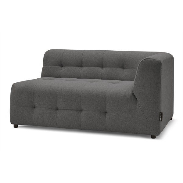 Tamno sivi kauč modul (desni kut) Kleber - Bobochic Paris-image-3