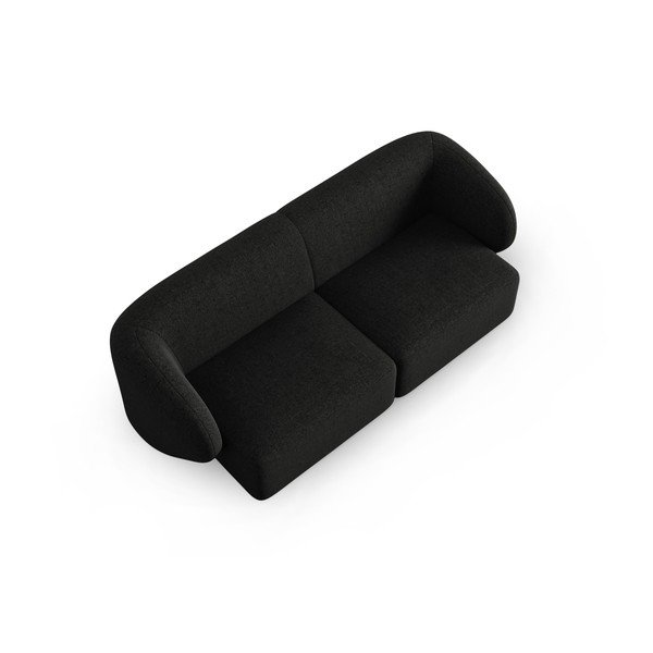 Crna sofa od šenila 188 cm Paolo – Milo Casa-image-1
