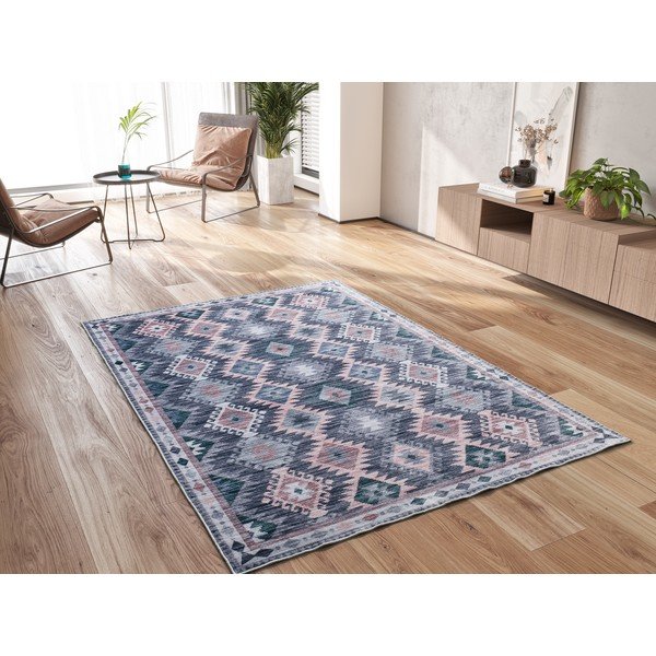 Tamno plavi tepih 200x290 cm Class – Universal-image-2