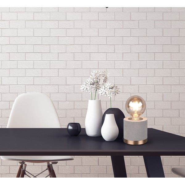 Siva baršunasta stolna lampa (visina 11 cm) Judy – Trio-image-1