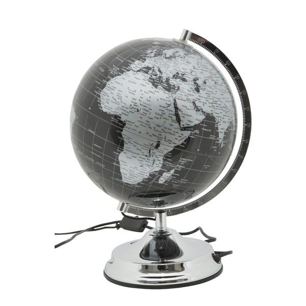 Stolna lampa u obliku glogusa Mauro Ferretti Globe Silver, ø 25 cm