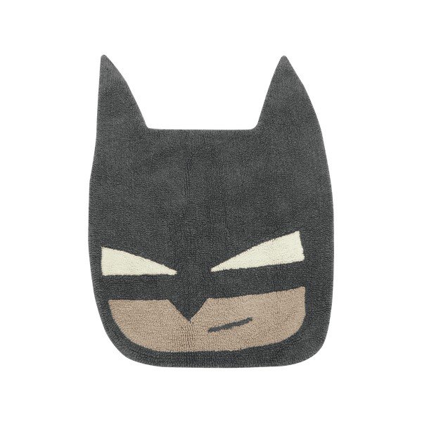 Crni periv/ručno rađen vunen dječji tepih 90x120 cm BatBoy – Lorena Canals