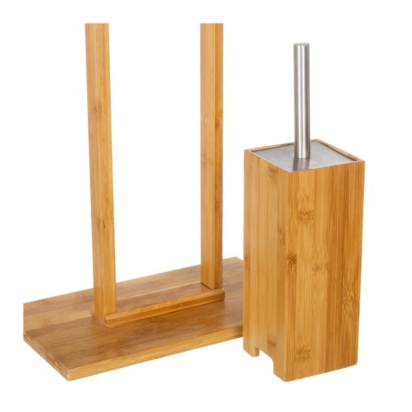 Stalak od bambusa za toaletni papir s Casa Selección Bamboo četkom-image-2