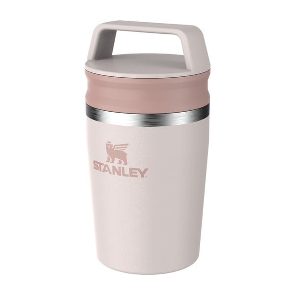 Svijetlo ružičasta termo šalica od nehrđajućeg čelika 230 ml Café-To-Go Travel Mug Rose Quartz – Stanley-image-2
