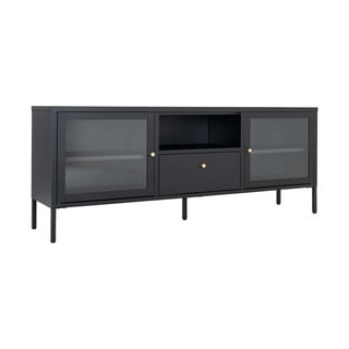 Crna metalna TV komoda 150x60x35 cm Dalby – House Nordic