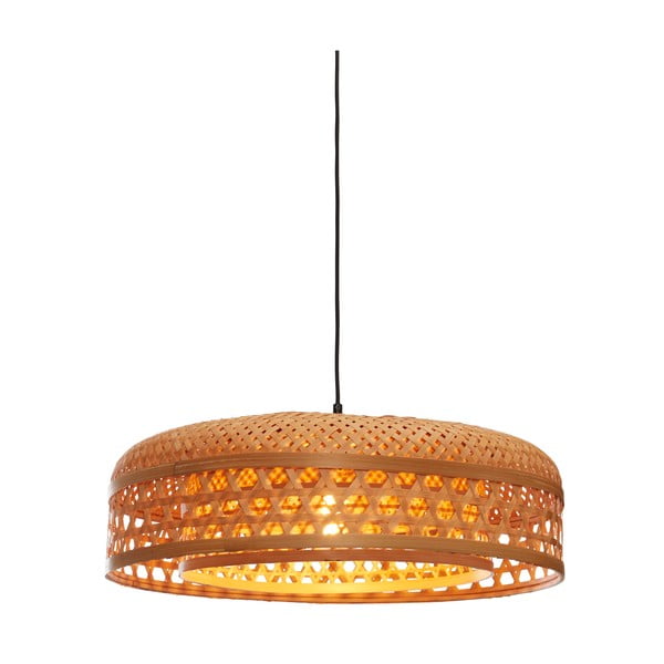 Viseća svjetiljka u prirodnoj boji s bambusovim sjenilom ø 60 cm Ubud – Good&Mojo